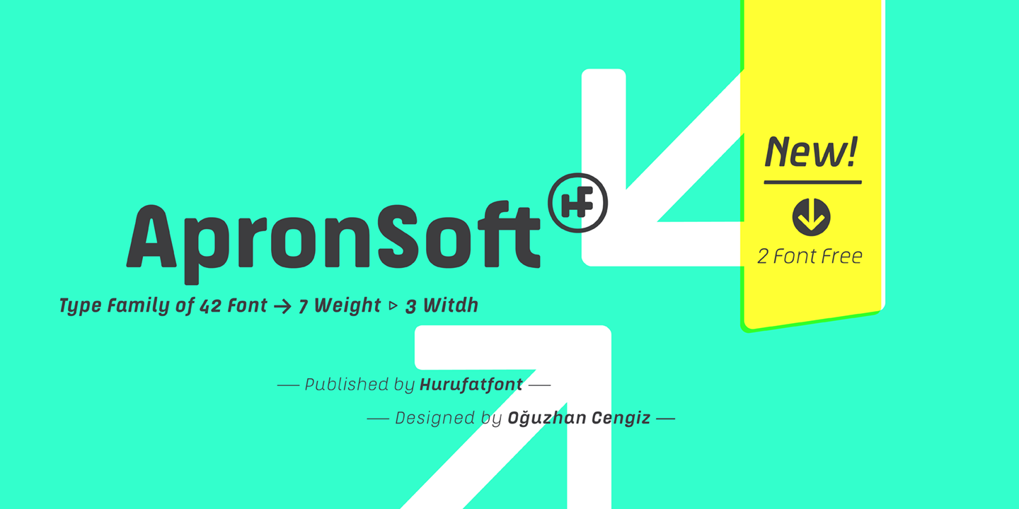 Пример шрифта Apron Soft Condensed #1
